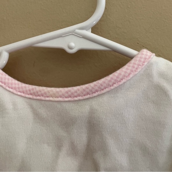 ◻️EMPORIO BABY: Girl size 24 months, cream floral jumpsuit w/undershirt preowned - Picture 7 of 10